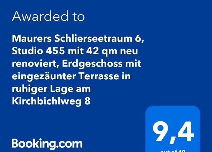 Апартаменты Maurers Schlierseetraum 6, 455 Mit 42 Qm Neu Renoviert, Erdgeschoss Mit Eingezaeunter Terrasse In Ruhiger Lage Am Kirchbichlweg 8 Шлирзе